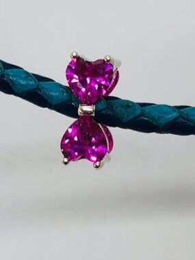 👍👍Pandora Pink Bow Charm Sterling silver